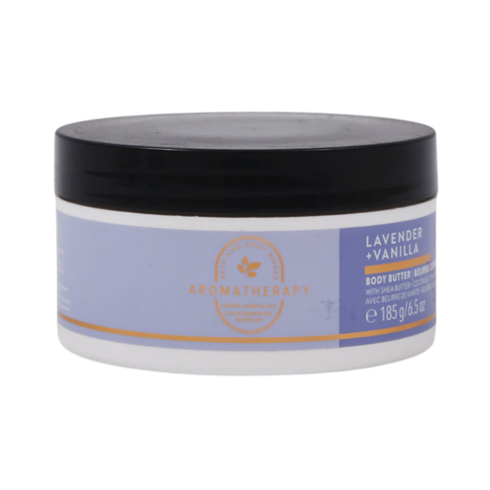 BBW BODY BUTTER CREAM LAVENDER & VANILLA WITH SHEA & COCOA Default Title - MamasJan Makeup