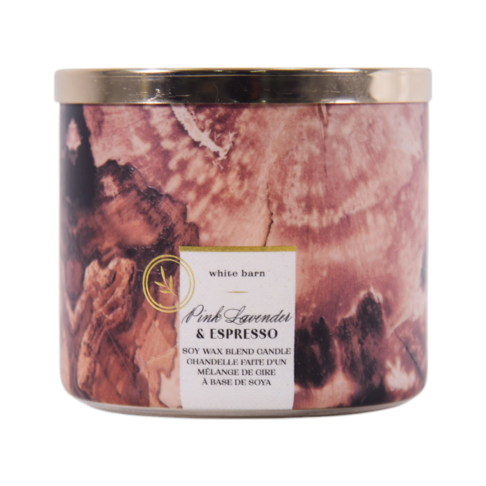 BBW CANDLE 3 WICK PINK LAVENDER & ESPRESSO 411G Default Title - MamasJan Makeup