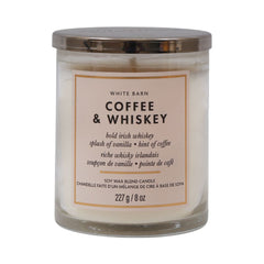 BBW SCENTED CANDLE COFFEE & WHISKEY SOY WAX BLED CANDLE 227G Default Title - MamasJan Makeup