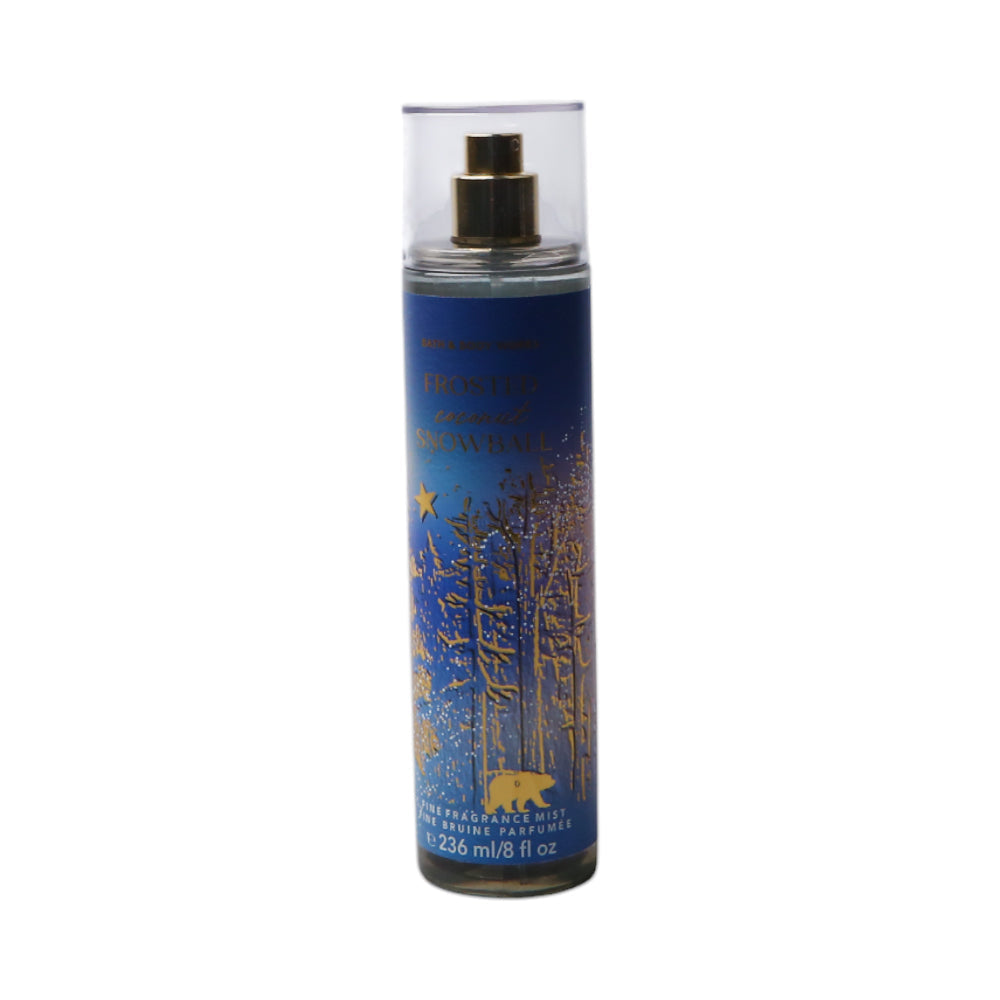 BBW MIST FROSTED COCONUT SNOW BALL 236ML Default Title - MamasJan Makeup