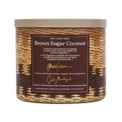 BBW CANDLE 3 WICK BROWN SUGAR COCONUT 411 G Default Title - MamasJan Makeup