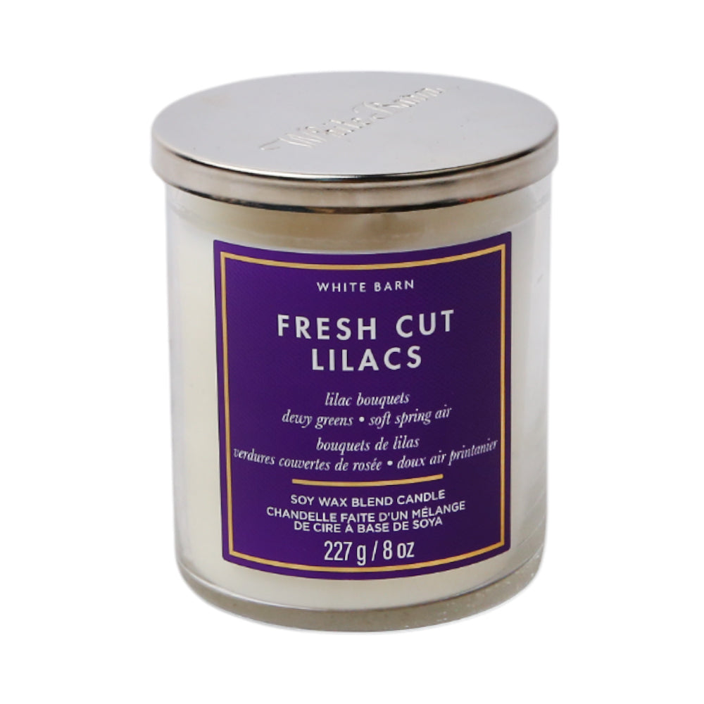 BBW SINGLE WICK CANDLE FRESH CUT LILACS 227G Default Title - MamasJan Makeup