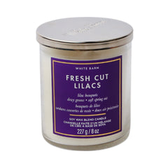 BBW SINGLE WICK CANDLE FRESH CUT LILACS 227G Default Title - MamasJan Makeup