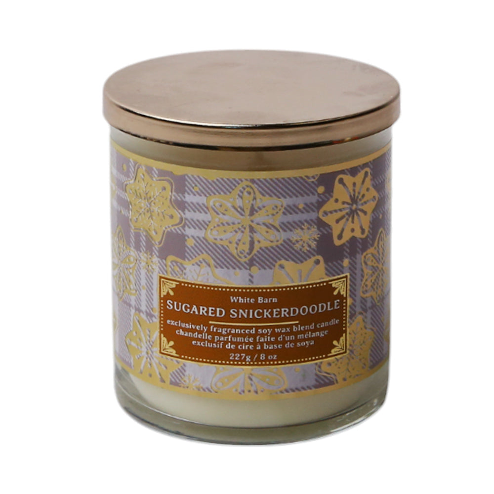 BBW SINGLE WICK CANDLE SUGARED SINKERDOODLE 227G Default Title - MamasJan Makeup
