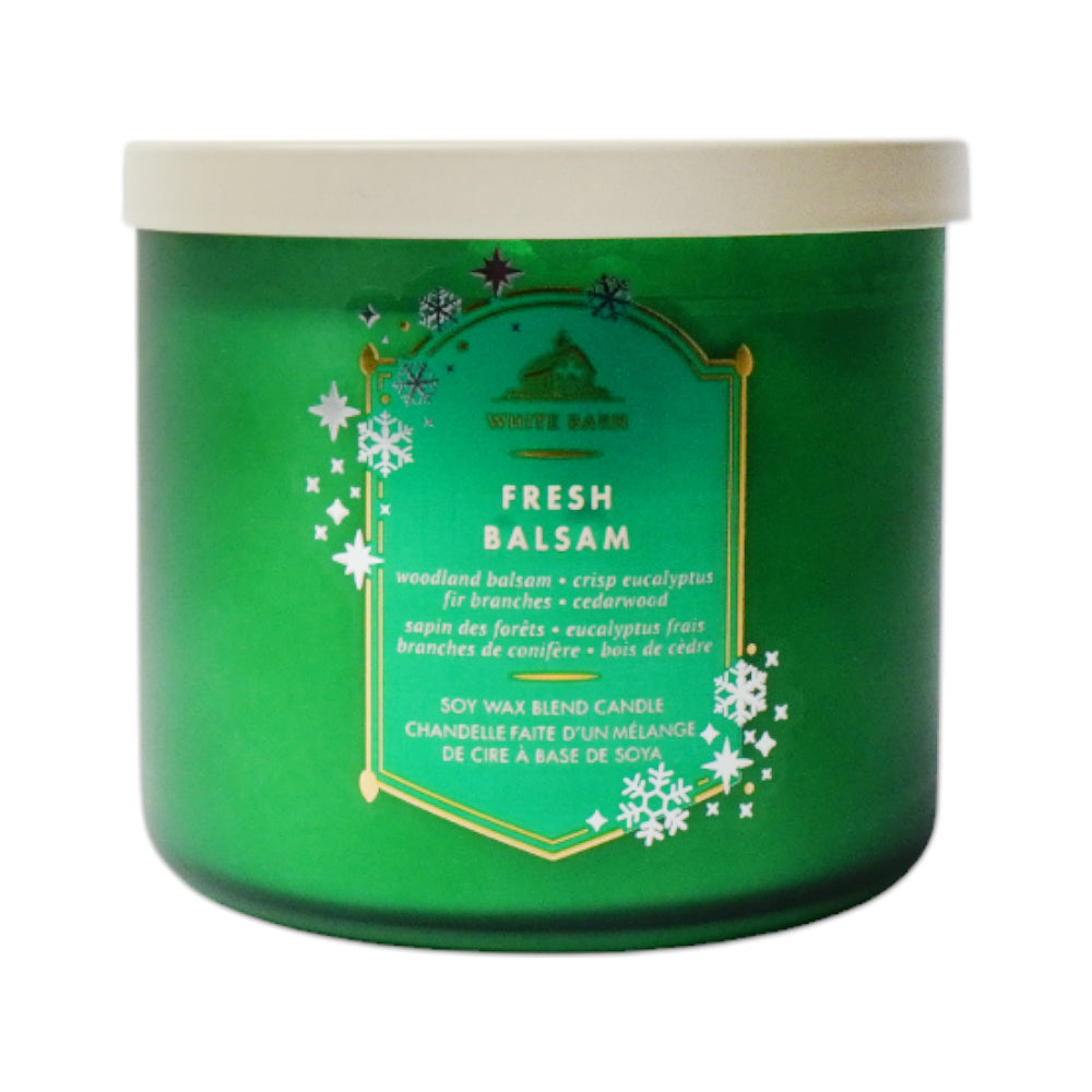 BBW CANDLE 3 WICK FRESH BALSAM 411G Default Title - MamasJan Makeup