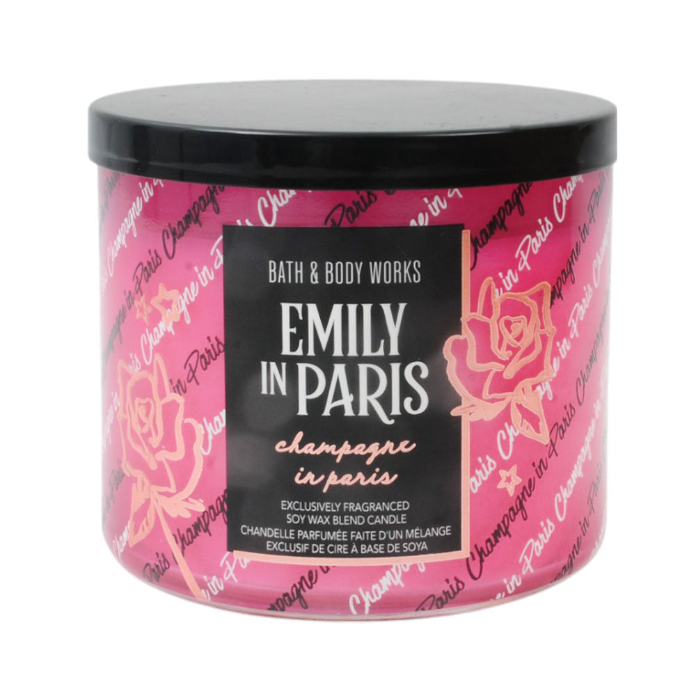 BATH & BODY WORKS CANDLE 3 WICK EMILY IN PARIS CHAMPAGNE 411 Default Title - MamasJan Makeup