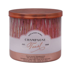BATH & BODY WORKS CANDLE 3 WICK CHAMPAGNE 411 G Default Title - MamasJan Makeup