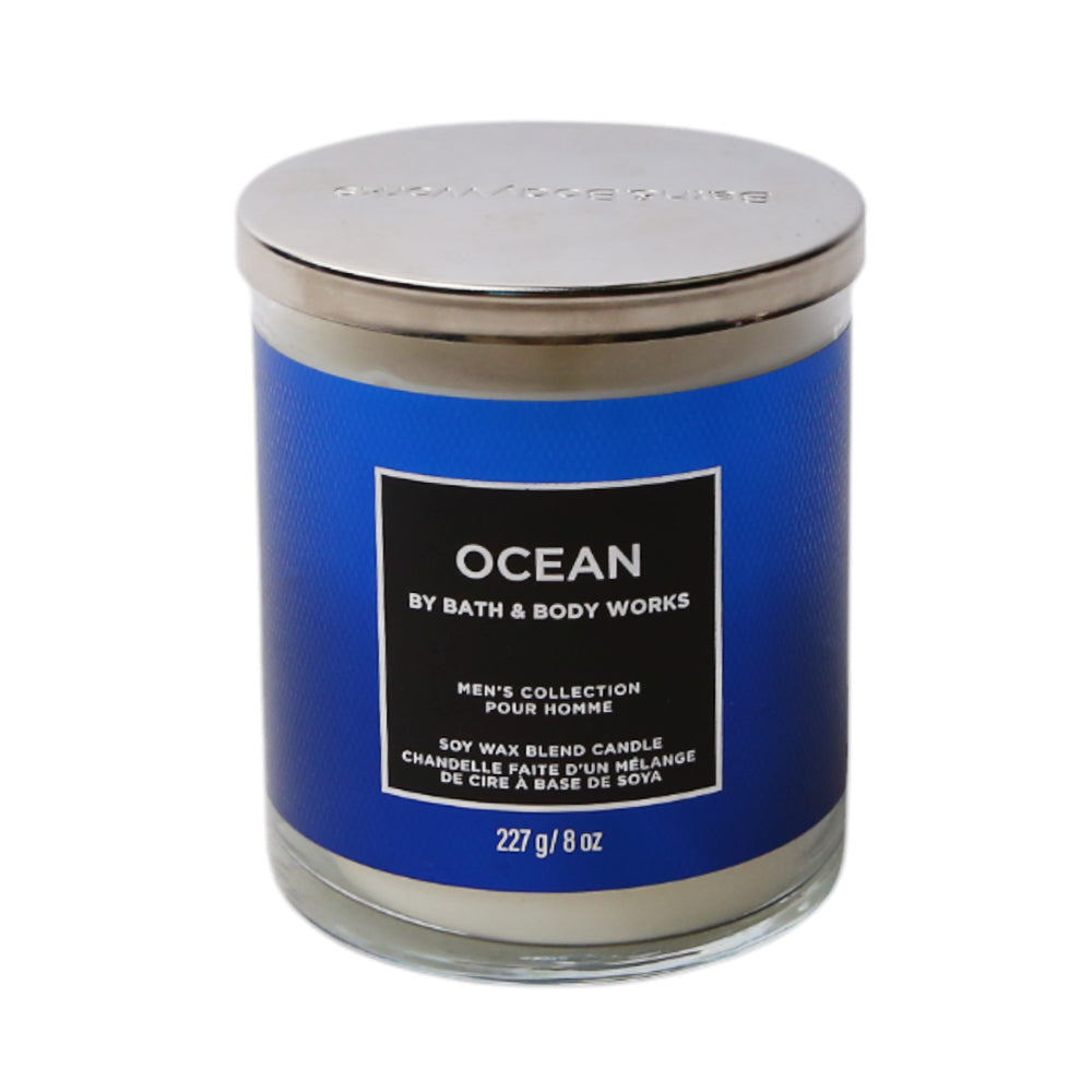 BBW SINGLE WICK CANDLE OCEAN 227G Default Title - MamasJan Makeup