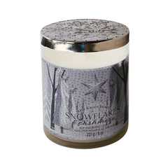 BBW SINGLE WICK CANDLE SNOW FLAKES 227G Default Title - MamasJan Makeup