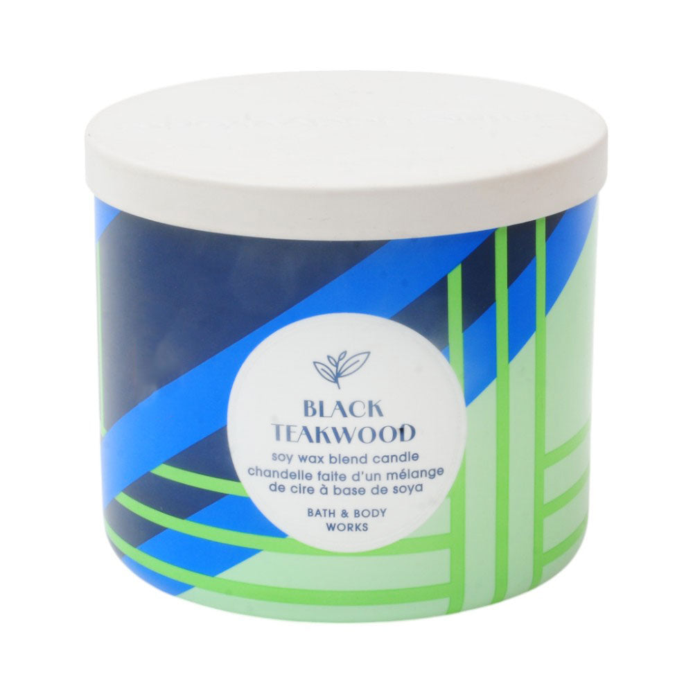 BBW CANDLE 3 WICK BLACK TAKEWOOD 411G Default Title - MamasJan Makeup