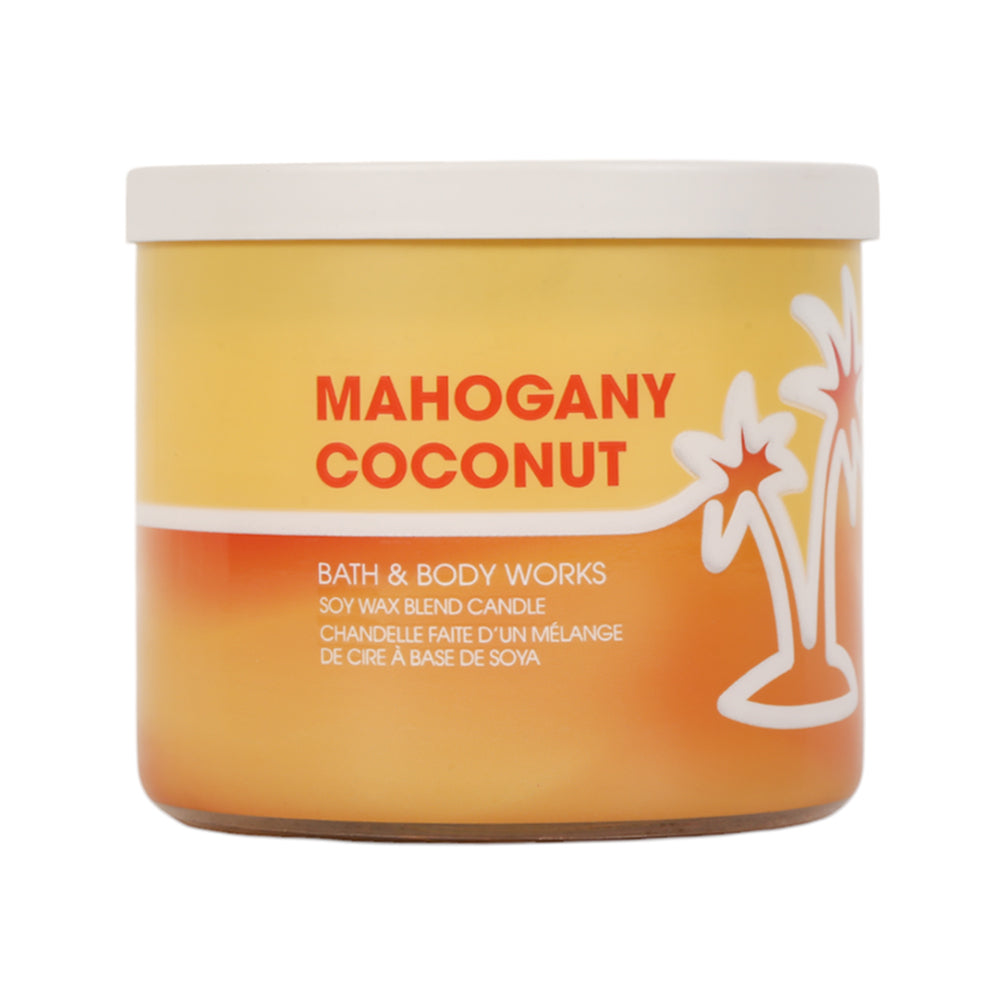 BBW CANDLE 3 WICK MAHOGANY COCONUT 411 G Default Title - MamasJan Makeup