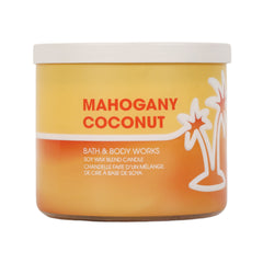 BBW CANDLE 3 WICK MAHOGANY COCONUT 411 G Default Title - MamasJan Makeup