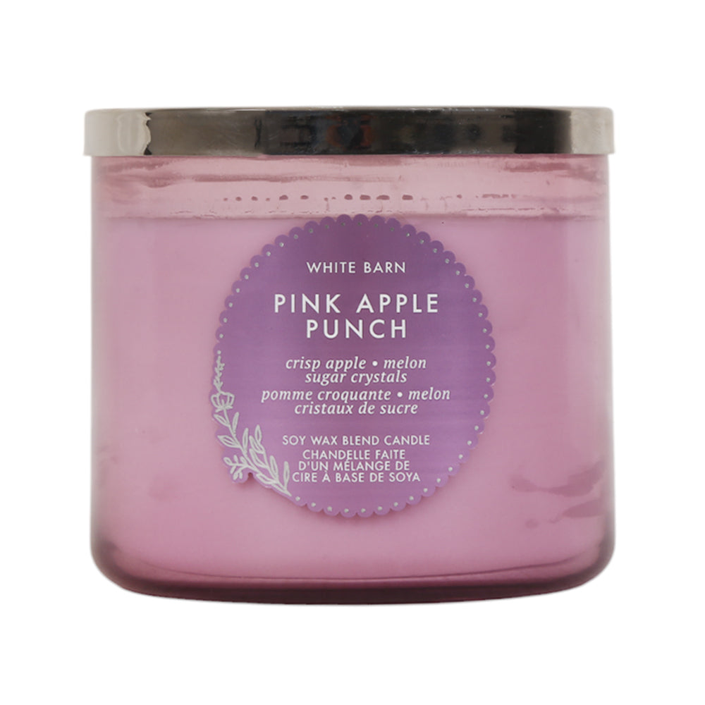 BBW CANDLE 3 WICK PINK APPLE PUNCH 411 G Default Title - MamasJan Makeup