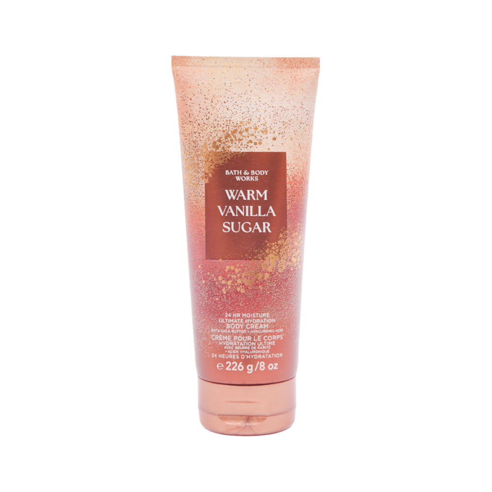 BBW BODY CREAM WARM VANILLA SUGAR 226 G Default Title - MamasJan Makeup