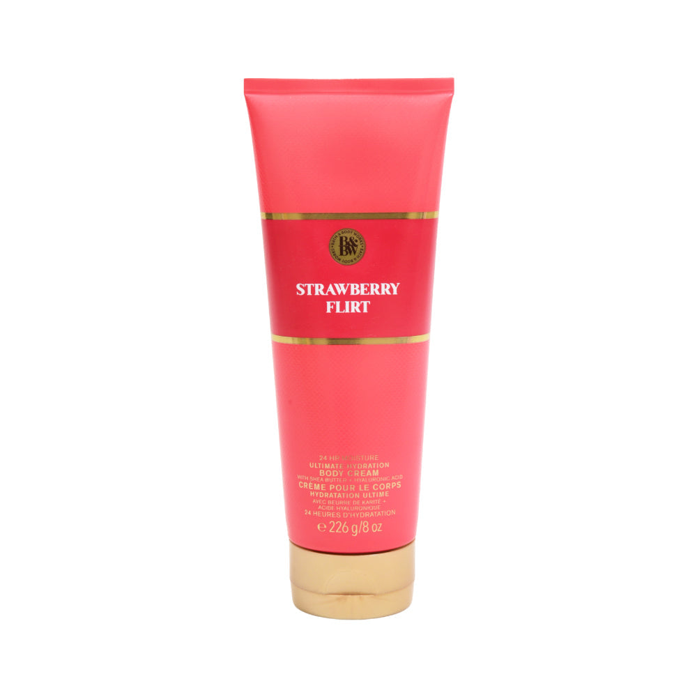 BBW STRAWBERRY FLIRT BODY CREAM 226 G Default Title - MamasJan Makeup
