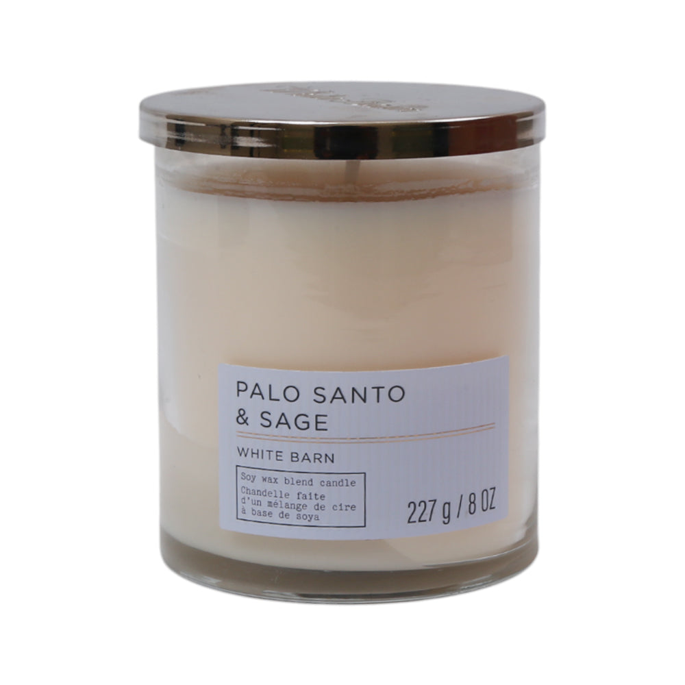 BBW PALO SANTO & SAGE SCENTED CANDLE 227G Default Title - MamasJan Makeup