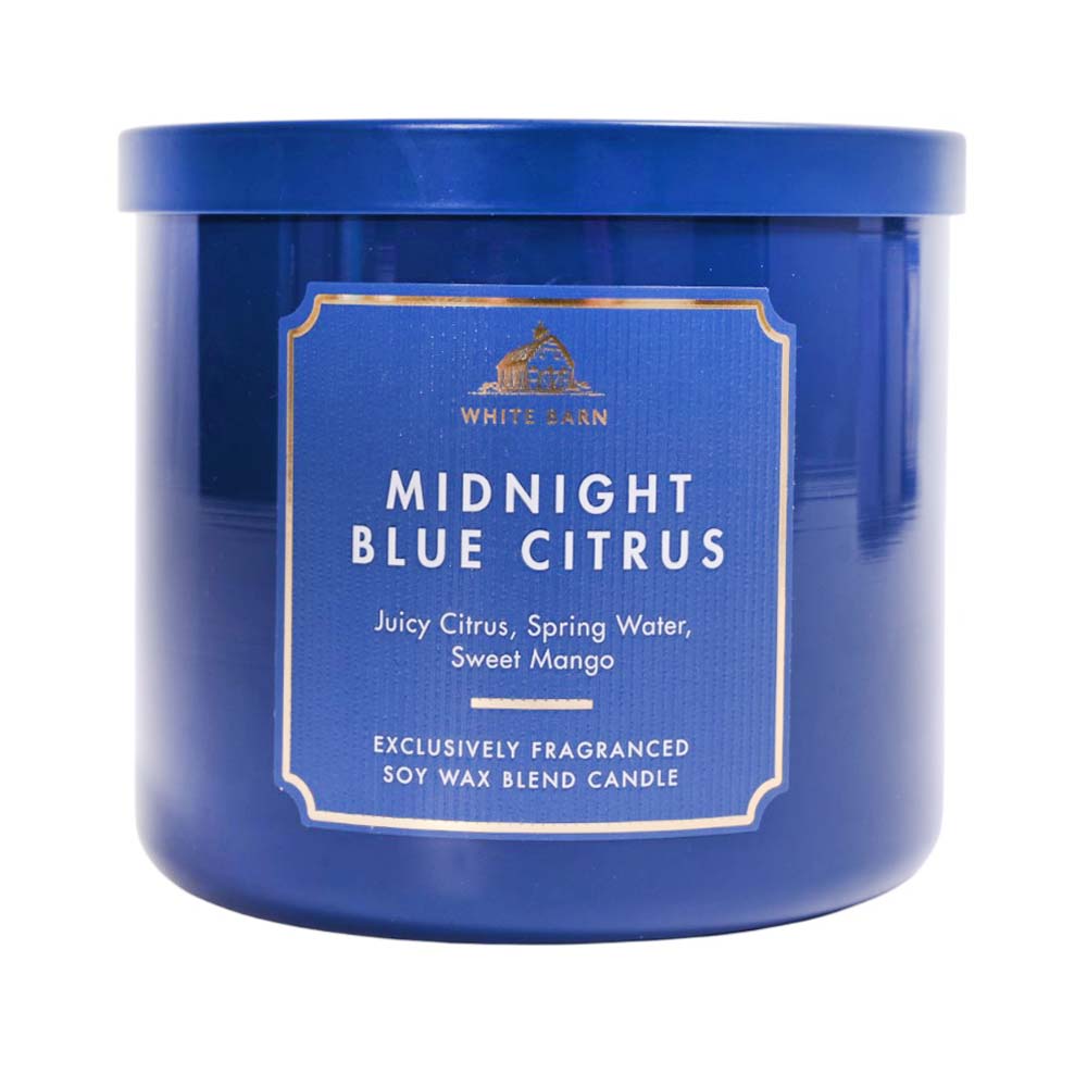 BATH AND BODY WORKS MIDNIGHT BLUE CITRUS CANDLE 411G Default Title - MamasJan Makeup