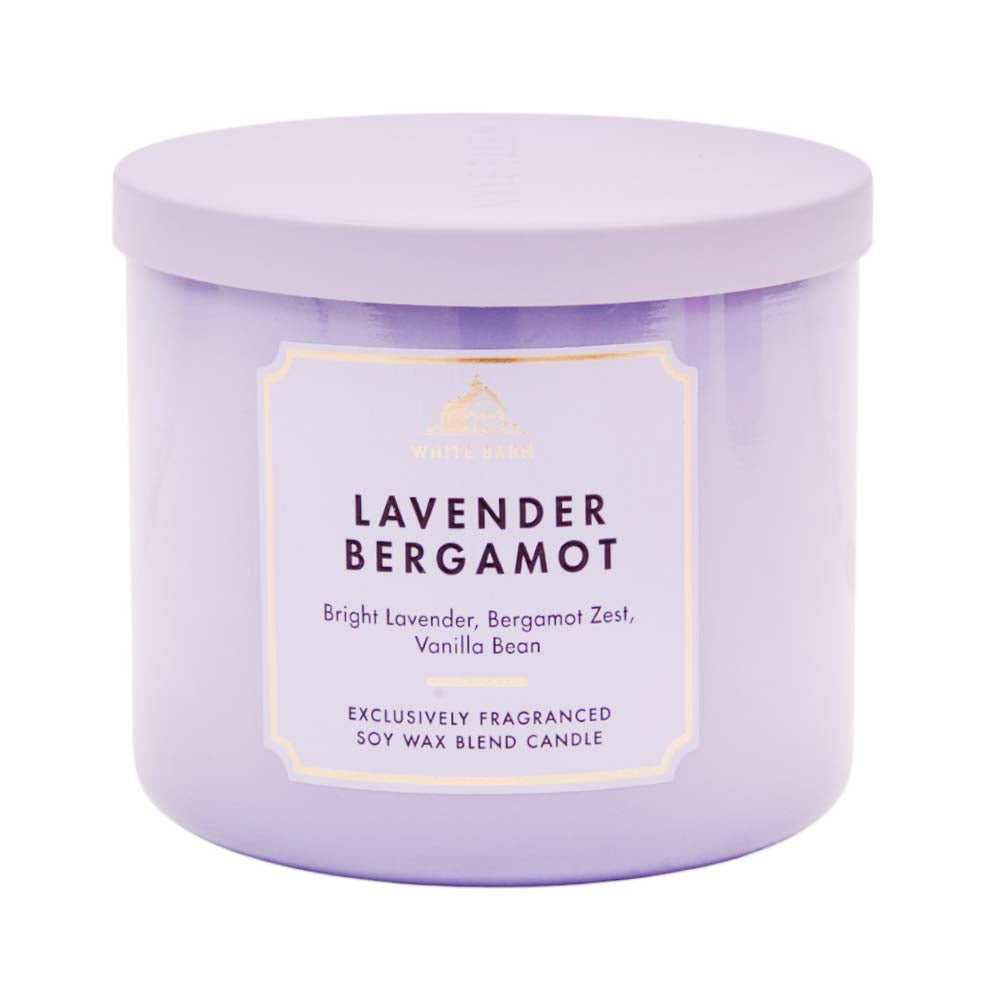 BATH AND BODY WORKS LAVENDER BERGAMOT CANDLE 411G Default Title - MamasJan Makeup