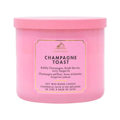 BBW 3 WICK CANDLE CHAMPAGNE TOAST 411 G Default Title - MamasJan Makeup