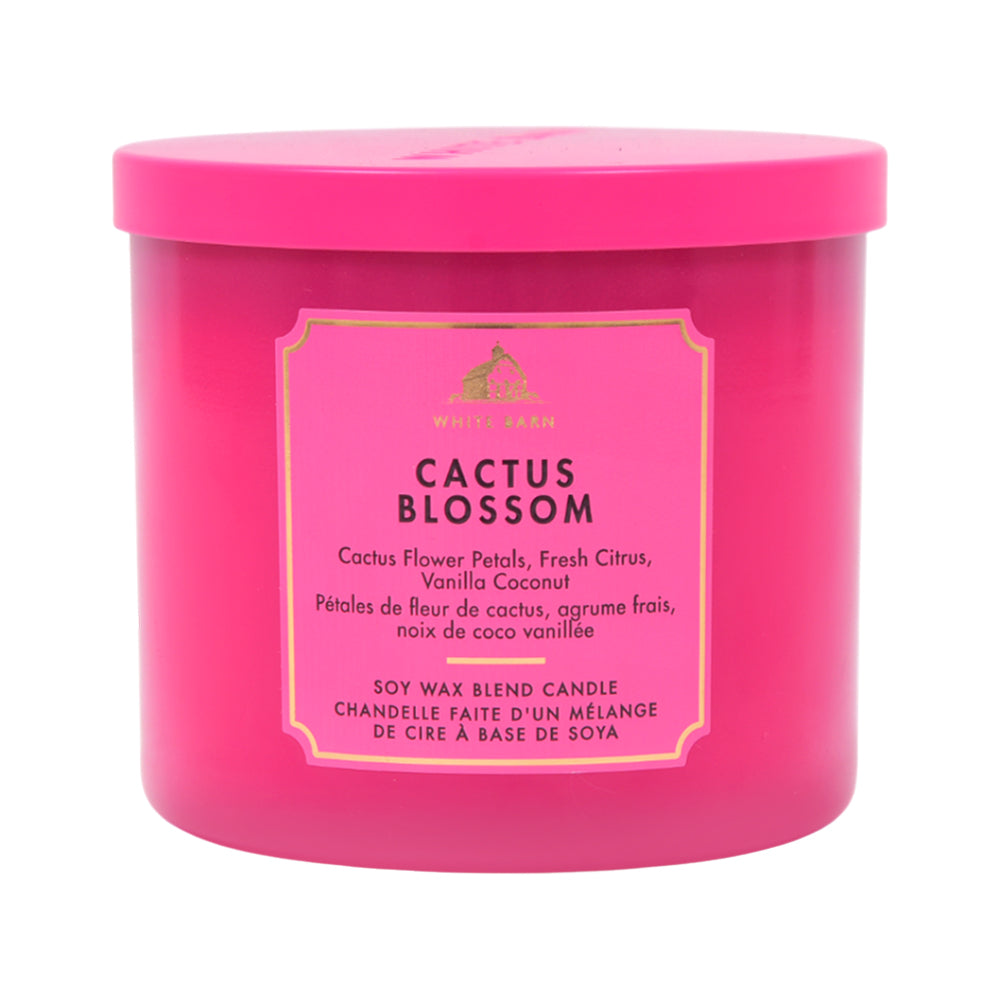 BBW 3 WICK CANDLE CACTUS BOLOSSOM 411 G Default Title - MamasJan Makeup