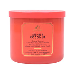 BBW 3 WICK CANDLE SUNNY COCONUT 411 G Default Title - MamasJan Makeup