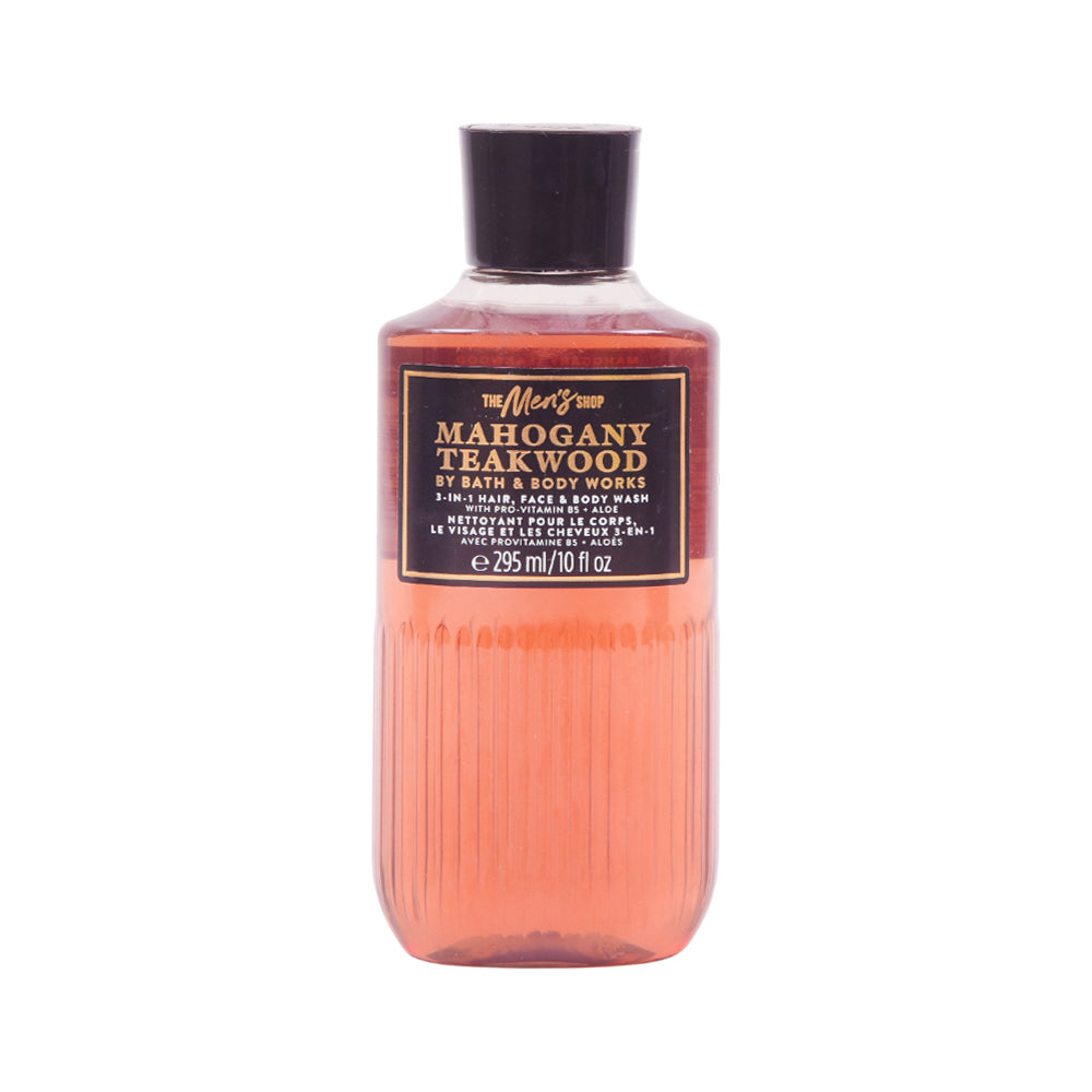 BBW BODY WASH MOHAGANY TEAKWOOD 295 ML Default Title - MamasJan Makeup