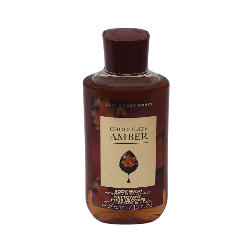 BBW CHOCOLATE AMBER BODY WASH WITH PRO VITAMIN B5 ALOE 295ML Default Title - MamasJan Makeup