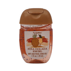 BATH & BODY WORKS HAND SANITIZERS PINA COLADA SWIRL 29ML Default Title - MamasJan Makeup
