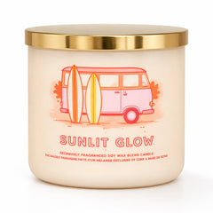 BBW 3 WICK CANDLE SUNLIGHT GLOW 411 G Default Title - MamasJan Makeup