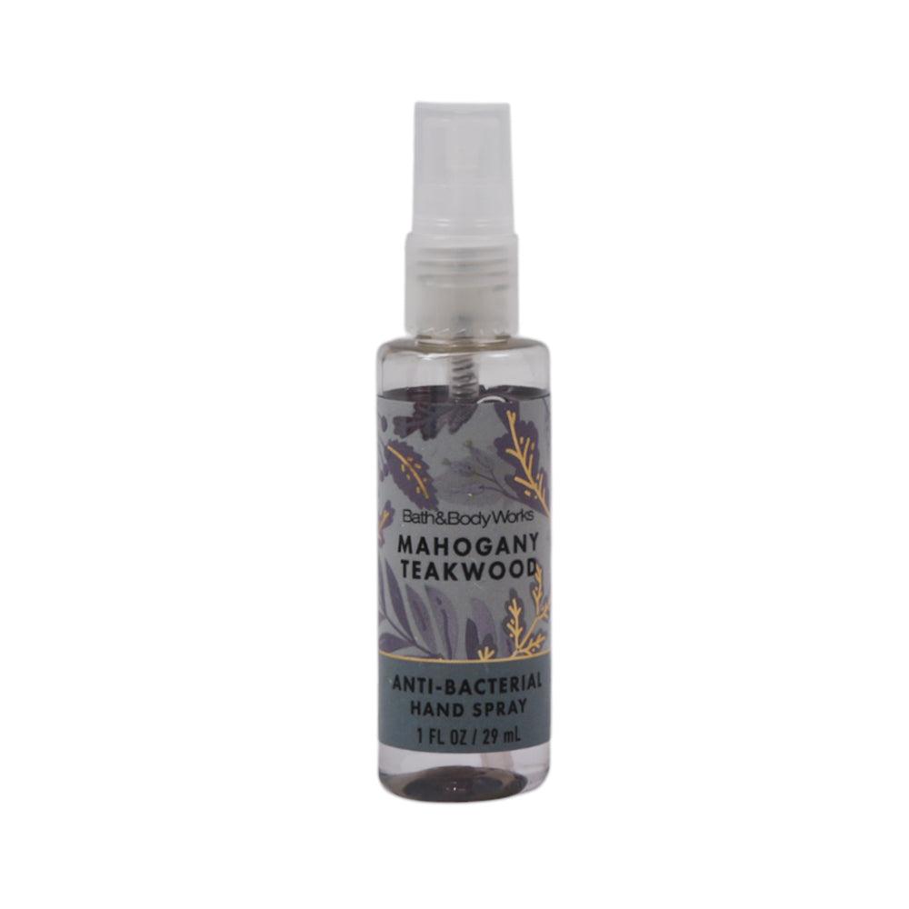 BATH & BODY WORKS HAND SPRAY MAHOGANY TEAKWOOD 29ML Default Title - MamasJan Makeup