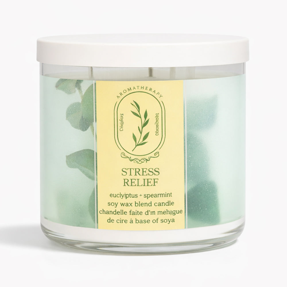 BBW 3 WICK CANDLE STRESS RELIEF 411 G Default Title - MamasJan Makeup