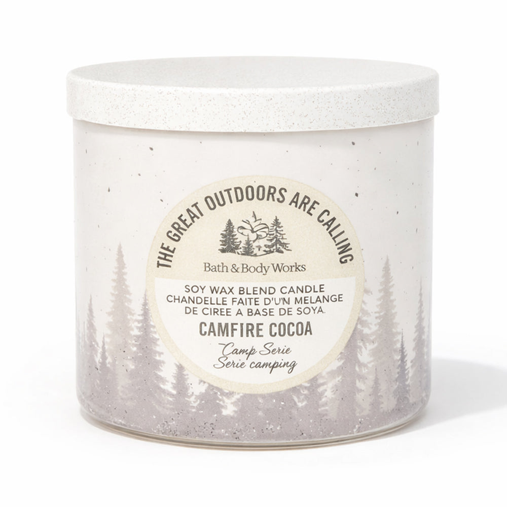 BBW 3 WICK CANDLE CAMPFIRE COCOA 411 G Default Title - MamasJan Makeup