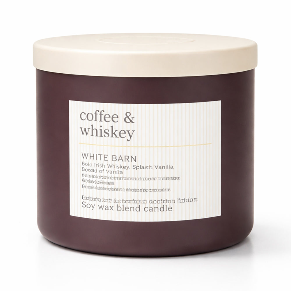 BBW 3 WICK CANDLE COFFEE AND WHISKEY 411 G Default Title - MamasJan Makeup