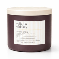 BBW 3 WICK CANDLE COFFEE AND WHISKEY 411 G Default Title - MamasJan Makeup