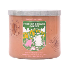 BBW 3 WICK CANDLE FRESHLY BREWED COFFEE 411G Default Title - MamasJan Makeup