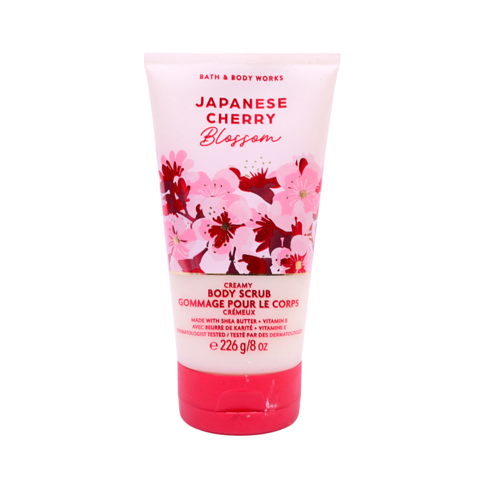 BATH & BODY WORKS JAPANESE CHERRY BLOSOM SCRUB 226 GM Default Title - MamasJan Makeup