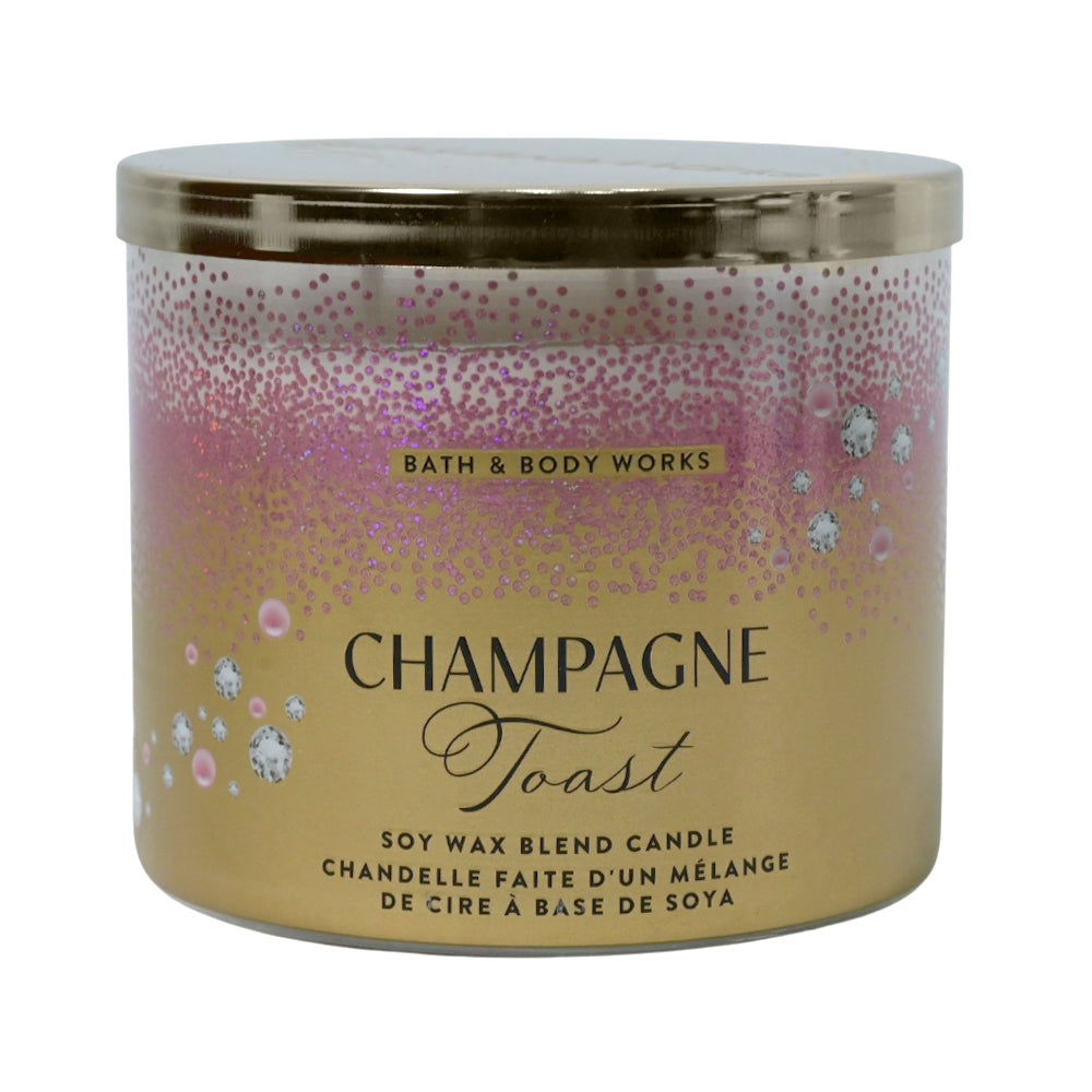 BATH & BODY WORKS CHAMPAGNE CANDLE TOAST 411G Default Title - MamasJan Makeup