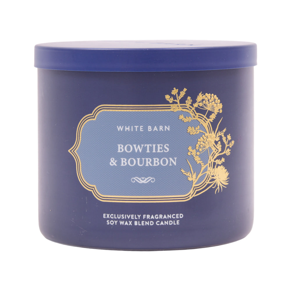 BATH AND BODY WORKS BOWTIES & BOURBON CANDLE 411G Default Title - MamasJan Makeup