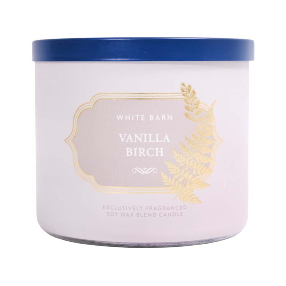 BATH AND BODY WORKS VANILLA BIRCH CANDLE 411G Default Title - MamasJan Makeup