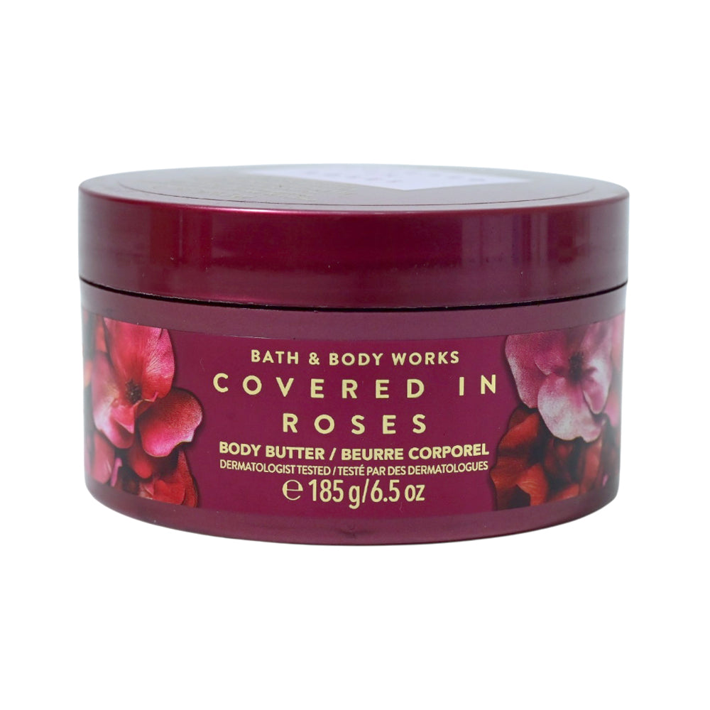 BATH & BODY WORKS BODY BUTTER COVERED IN ROSES 185G Default Title - MamasJan Makeup