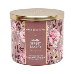 BATH & BODY WORKS MAIN STREET BAKERY CANDLE 3 WICK 411 GM Default Title - MamasJan Makeup