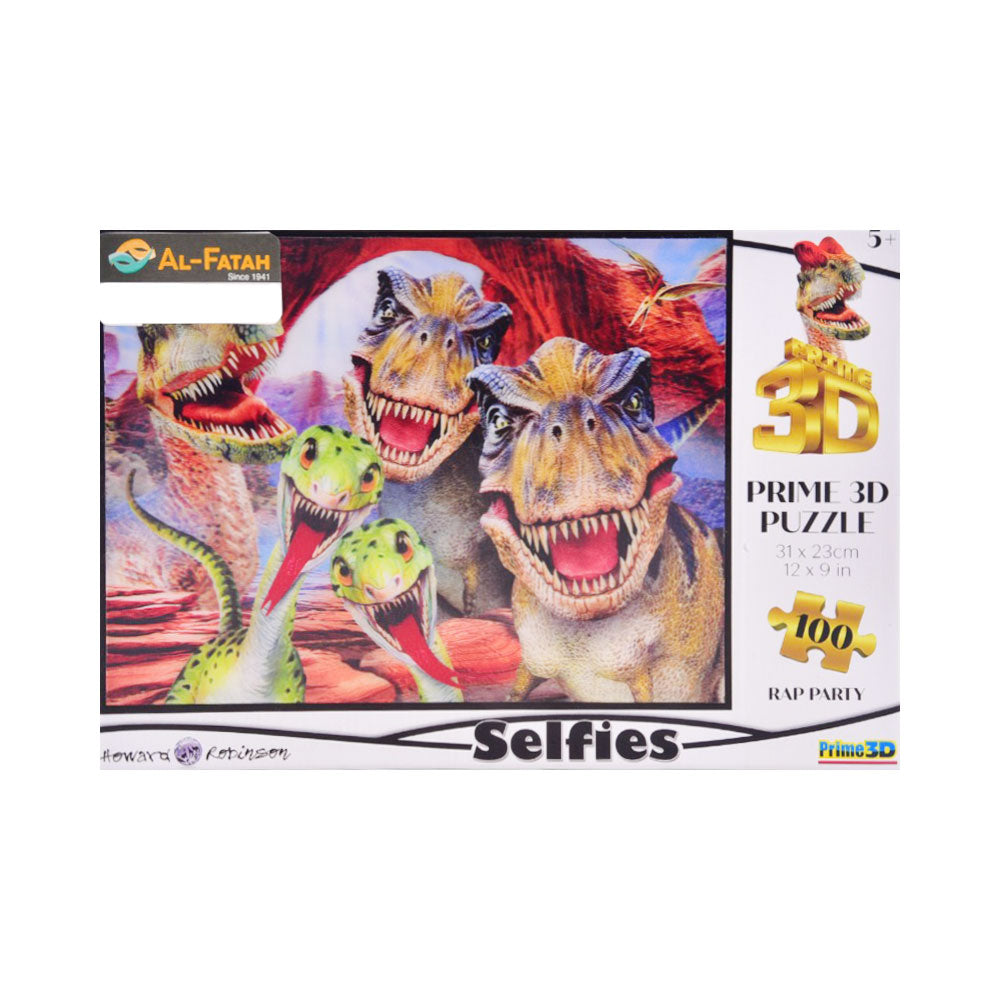 10645 DINO SELFIES 3D PUZZLE 100PCS Default Title - MamasJan Toys