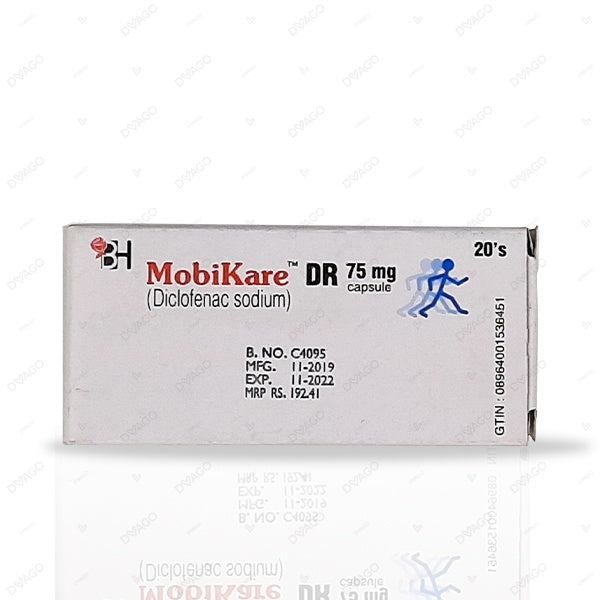 Mobikare DR Capsules 75mg (1 Strip = 5 Capsules)