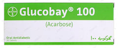 Glucobay Tablets 100mg (1 Strip = 10 Tablets)