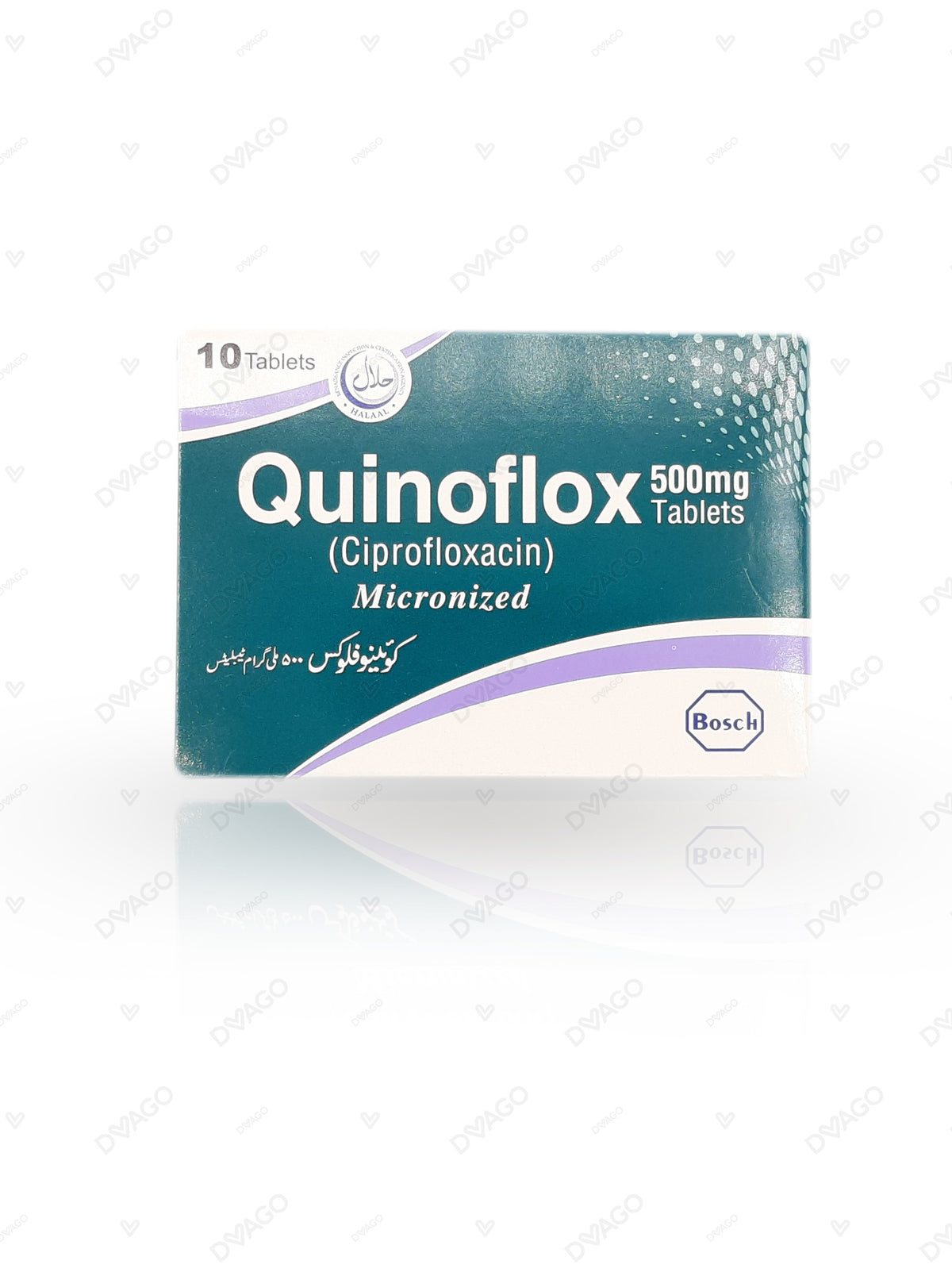 Quinoflox Tablets 500mg (1 Box = 1 Strip)(1 Strip = 10 Tablets)