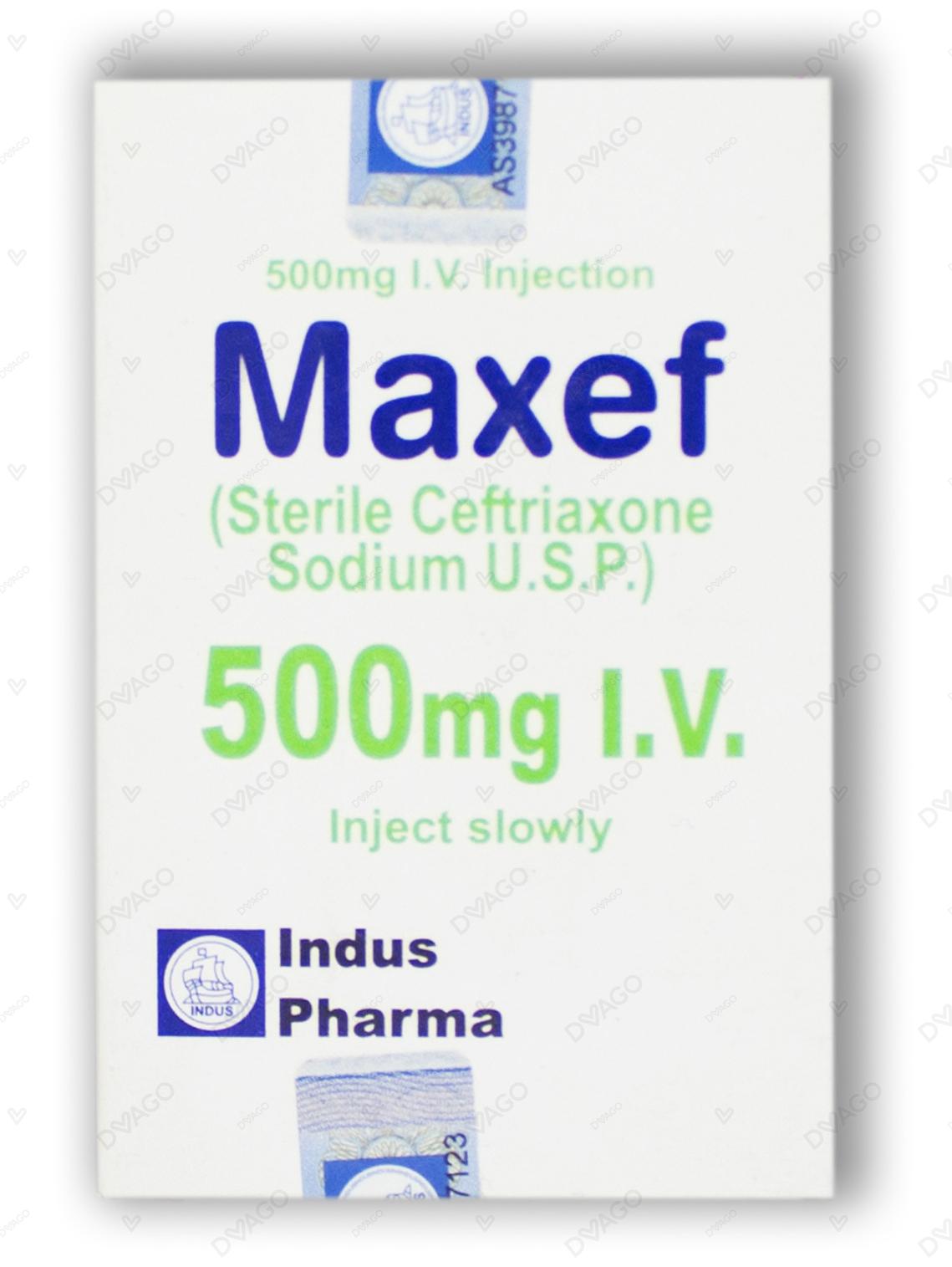 Maxef Iv Injection 500mg (1 Box = 1 Injection)