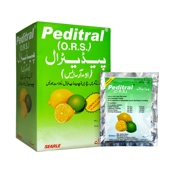 Peditral Powder Lemon Sachet  (1 Box = 25 Sachets)