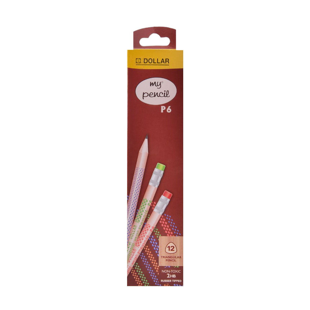 PT666B DOLLAR MY PENCIL PENCILS 12PC PACK Default Title - MamasJan Toys