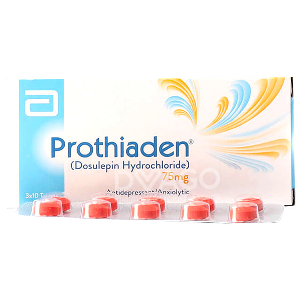 Prothiaden Tablets 75mg (1 Box = 3 Strips) (1 Strip = 10 Tablets)