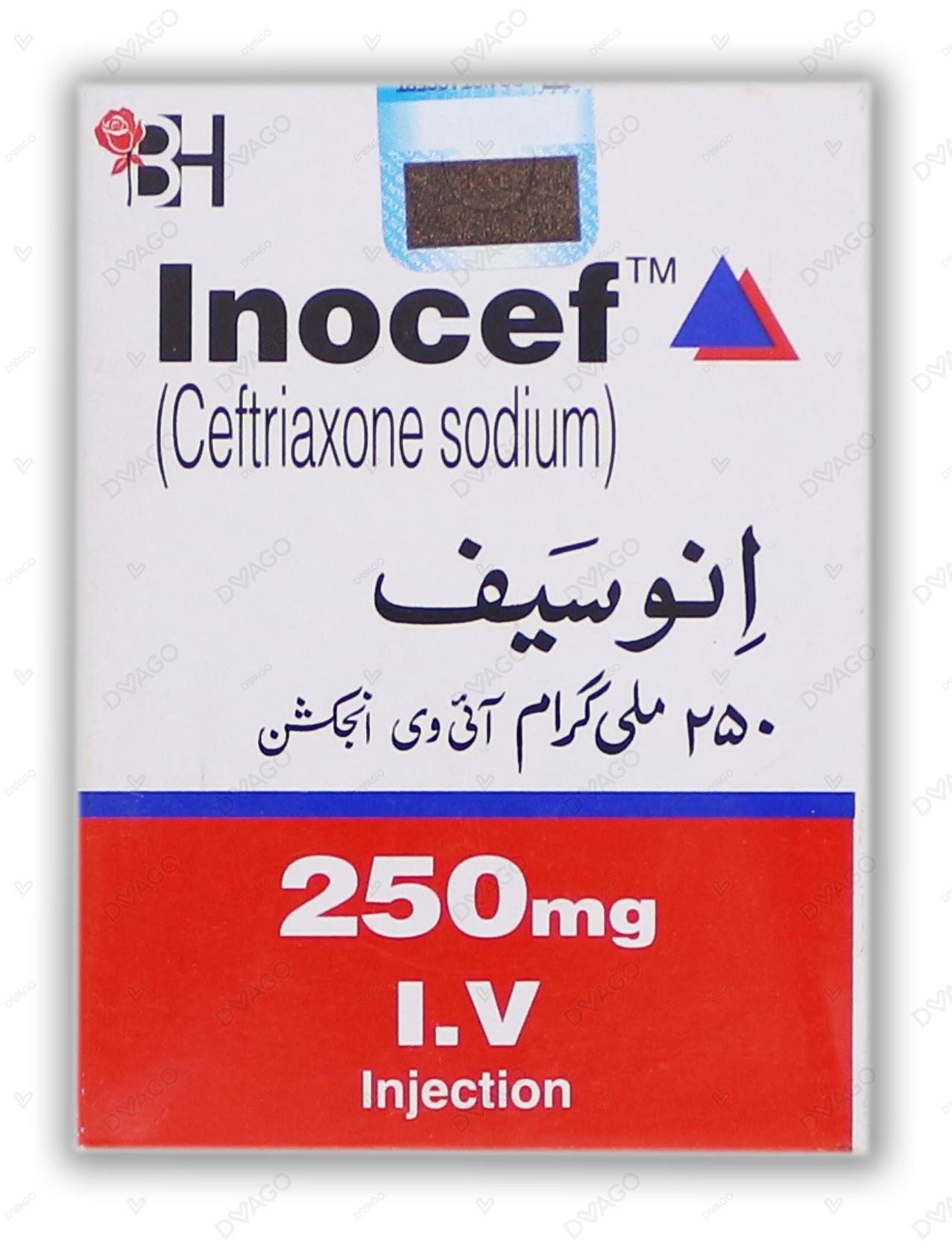 Inocef Iv Injection 250mg  (1 Box = 1 Injection)